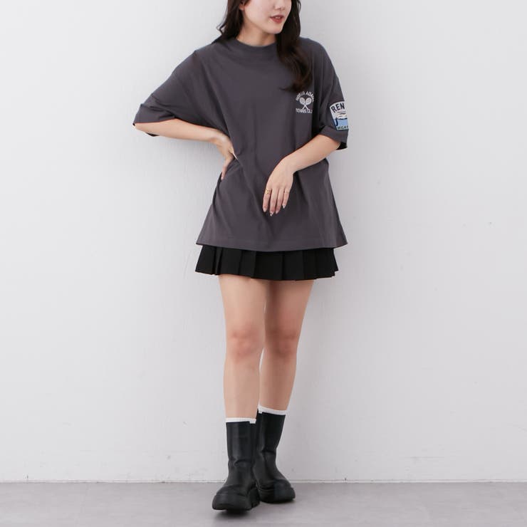 アトリエgg❤️リメイクワッペンTシャツ　1ハーフ お化けワッペンTシャツ[品番：OLOW0010907]｜RMAF NICE CLAUP