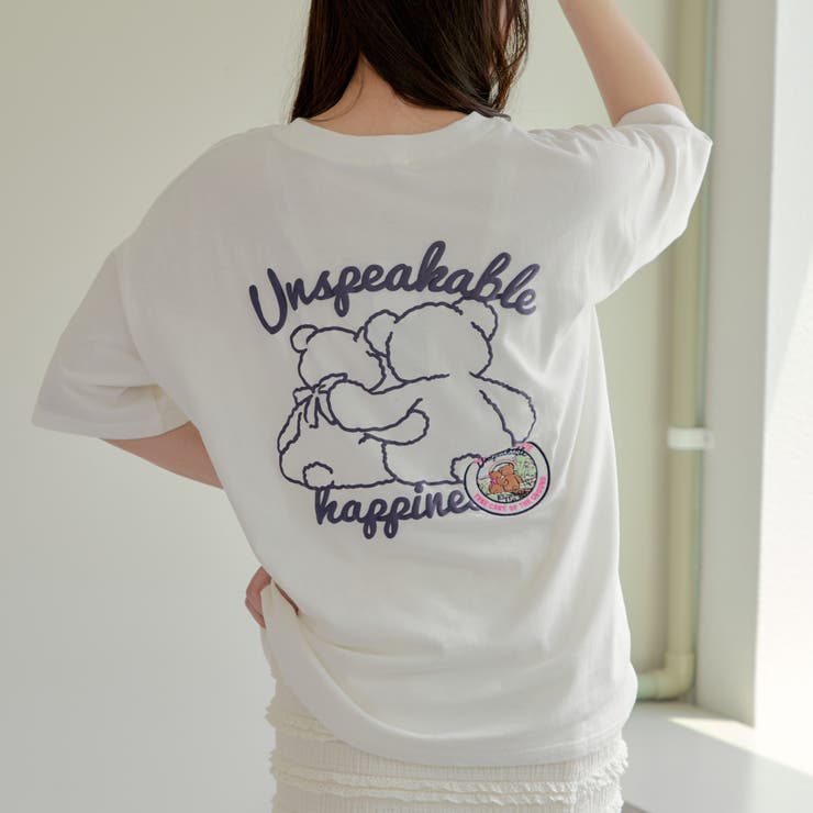 人気のクマシリーズ】仲良しクマBIGTシャツ[品番：OLOW0012303]｜RMAF