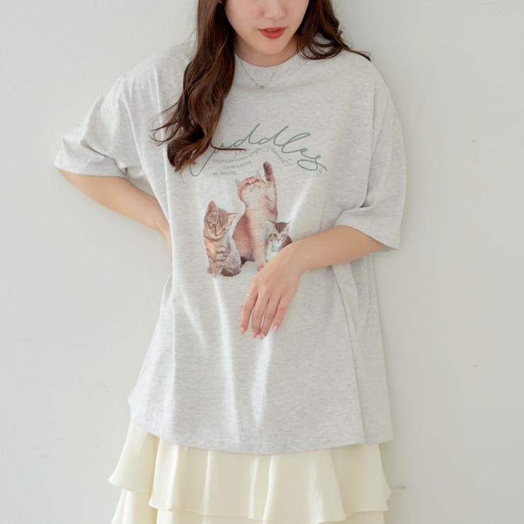 3匹の子ネコT[品番：OLOW0012537]｜RMAF NICE CLAUP / OLIVE des