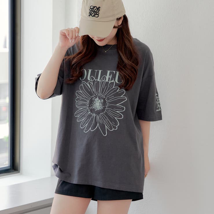 お花刺繍T[品番：OLOW0013520]｜OLIVE des OLIVE OUTLET（オリーブデ 