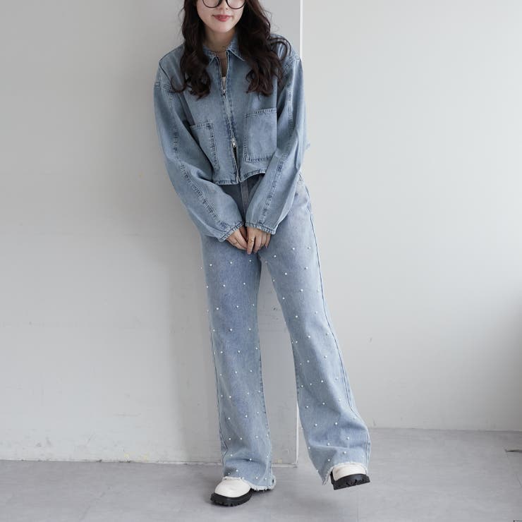 YCHAI イカイ YCU003J インディゴ GIUBBINO ZIP ダブルジップ