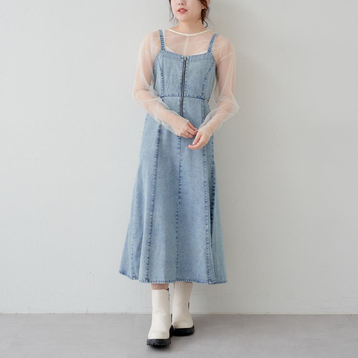 サイドスリットデニムジャンスカ[品番：OLOW0012376]｜RMAF NICE CLAUP