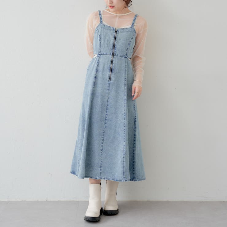サイドスリットデニムジャンスカ[品番：OLOW0012376]｜RMAF NICE CLAUP