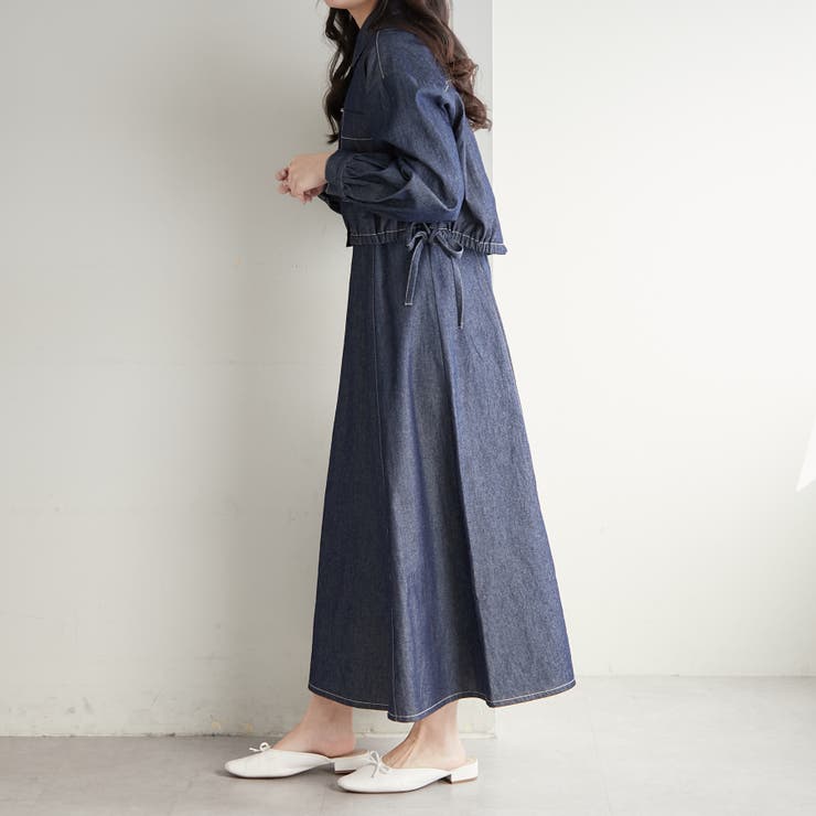 OLIVE des OLIVE ワンピース オリーブ デ オリーブ OLIVE des OLIVE スキッパーワンピ