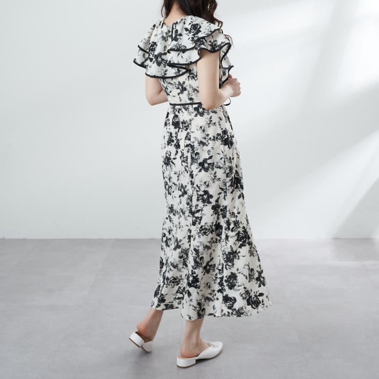 【昨年人気の花柄が今年も登場】女性らしさ増しワンピース | RMAF　NICE CLAUP / OLIVE des OLIVE | 詳細画像9 