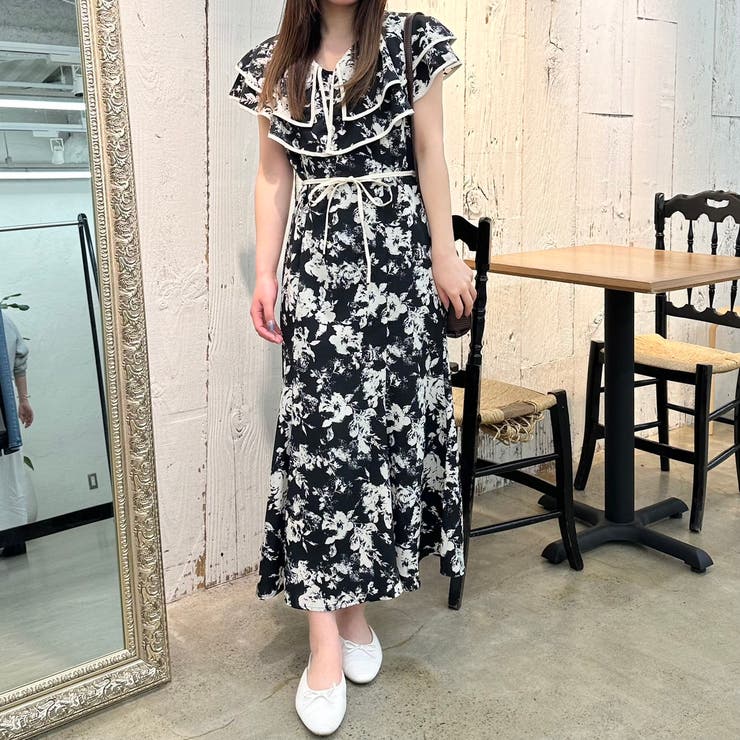 【昨年人気の花柄が今年も登場】女性らしさ増しワンピース | RMAF　NICE CLAUP / OLIVE des OLIVE | 詳細画像27 