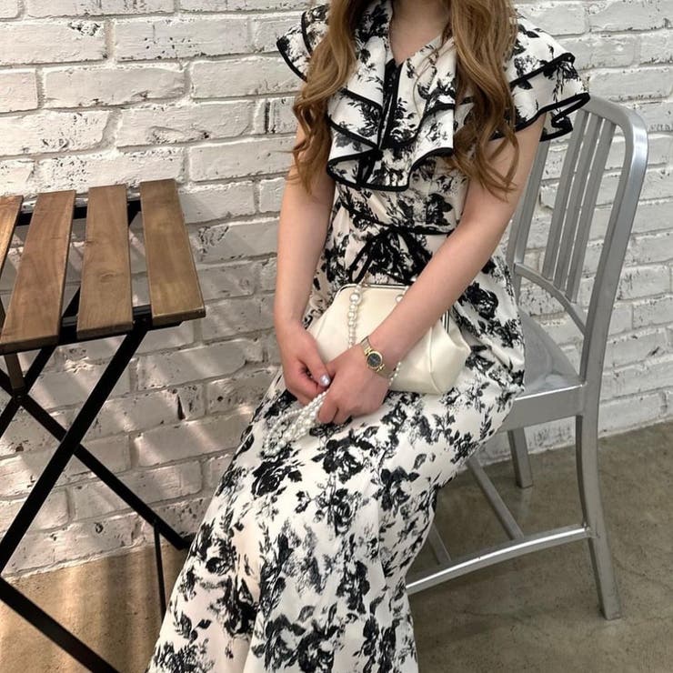 【昨年人気の花柄が今年も登場】女性らしさ増しワンピース | RMAF　NICE CLAUP / OLIVE des OLIVE | 詳細画像11 