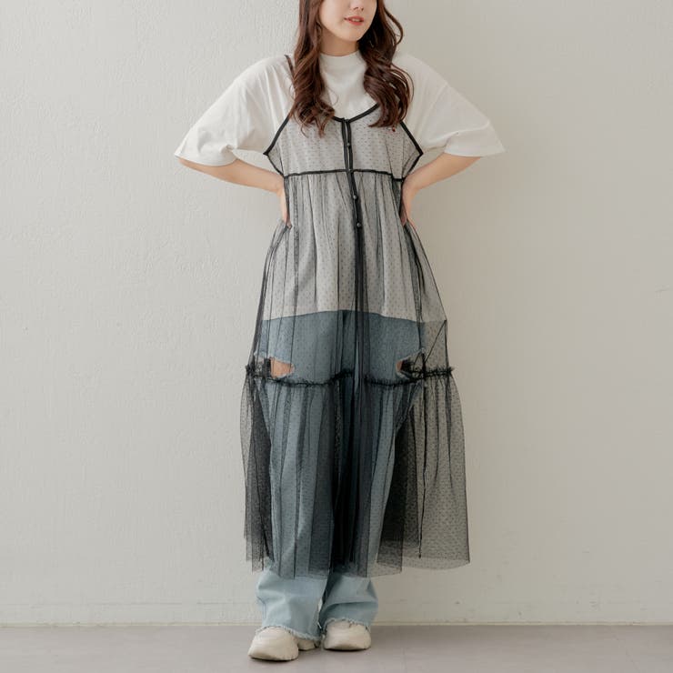 OLIVE des OLIVE しおん 3wayミニワンピース グレー SNSでバズり中/新