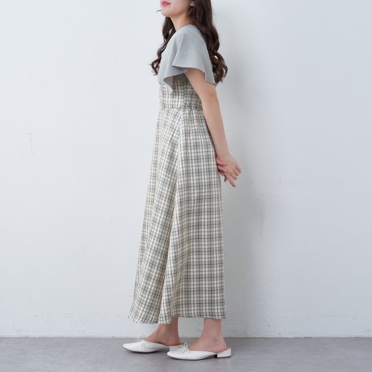 OLIVE des OLIVE ノースリーブワンピース グレー （ワンピース