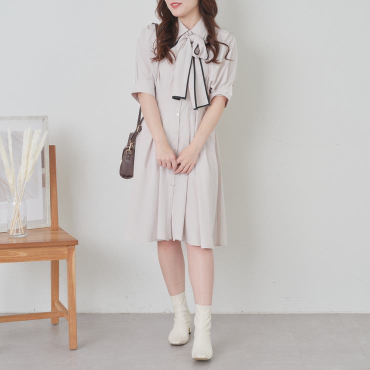 レースアップワンピース[品番：OLOW0012819]｜RMAF NICE CLAUP