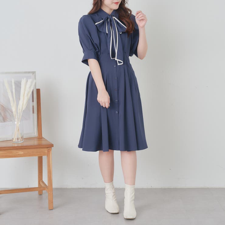 レースアップワンピース[品番：OLOW0012819]｜RMAF NICE CLAUP / OLIVE