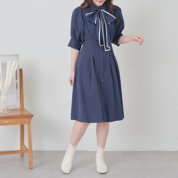 レースアップワンピース[品番：OLOW0012819]｜RMAF NICE CLAUP