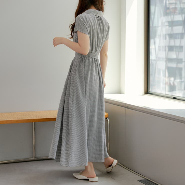 スキッパーワンピ[品番：OLOW0012908]｜RMAF NICE CLAUP / OLIVE