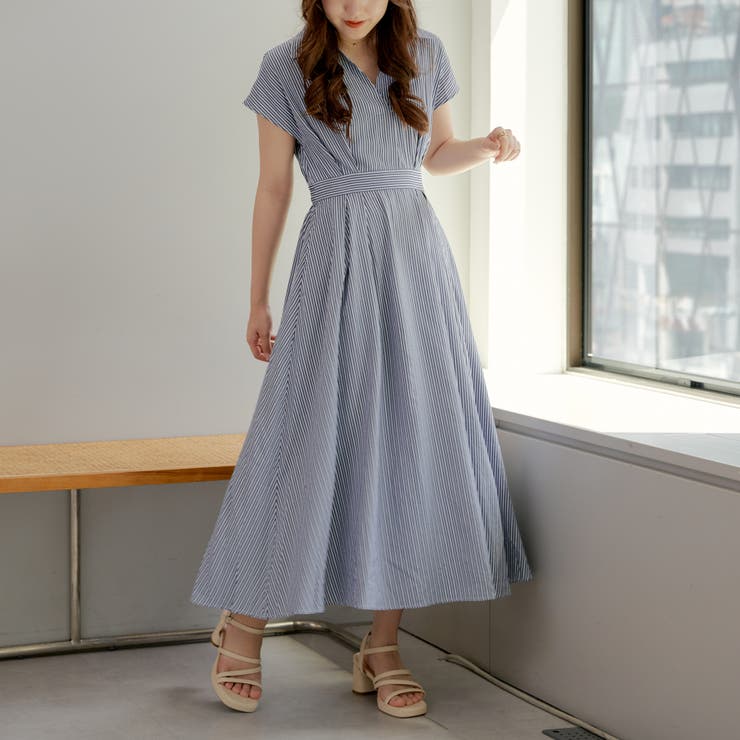 スキッパーワンピ[品番：OLOW0012908]｜RMAF NICE CLAUP / OLIVE