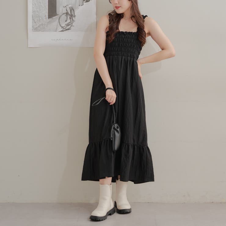 肩フリルマーメイドジャンスカ[品番：OLOW0013042]｜RMAF NICE CLAUP