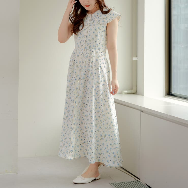 2枚衿パイピングワンピース[品番：OLOW0013007]｜RMAF NICE CLAUP