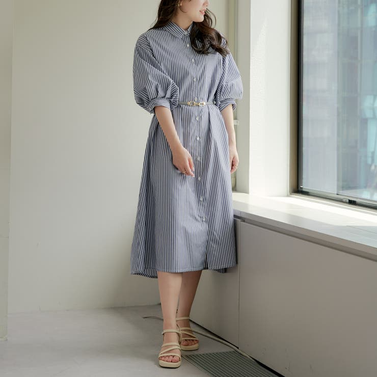 袖ボリュームシャツワンピース[品番：OLOW0013360]｜RMAF NICE CLAUP