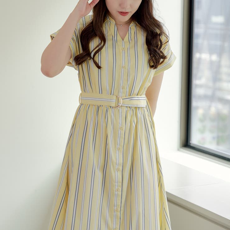 スキッパーシャツワンピース[品番：OLOW0013465]｜RMAF NICE CLAUP