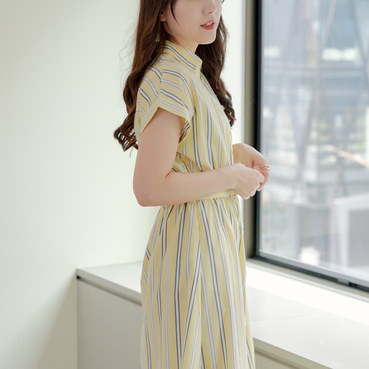 スキッパーシャツワンピース[品番：OLOW0013465]｜RMAF NICE