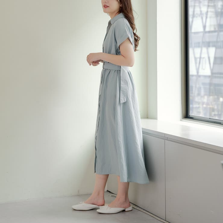 スキッパーシャツワンピース[品番：OLOW0013465]｜RMAF NICE CLAUP