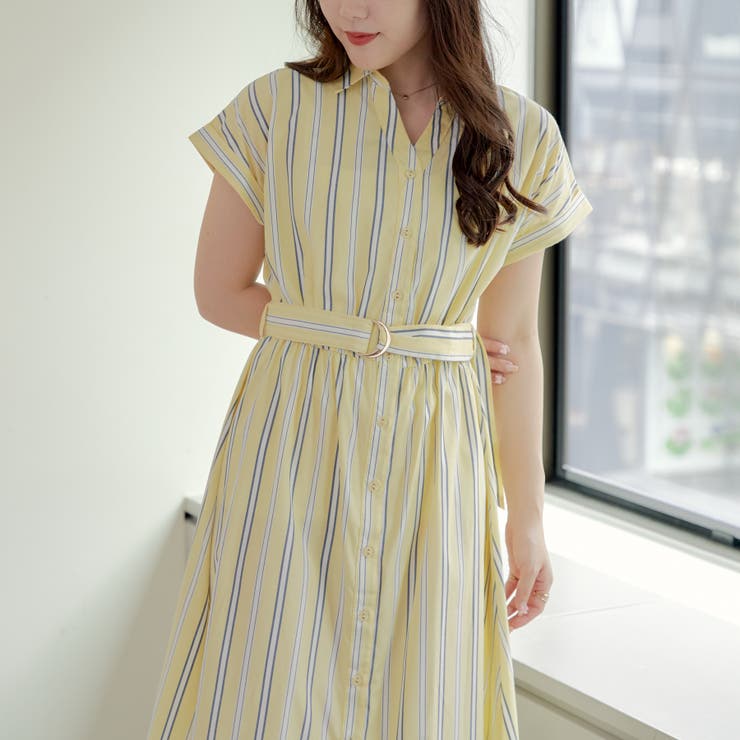 スキッパーシャツワンピース[品番：OLOW0013465]｜RMAF NICE CLAUP