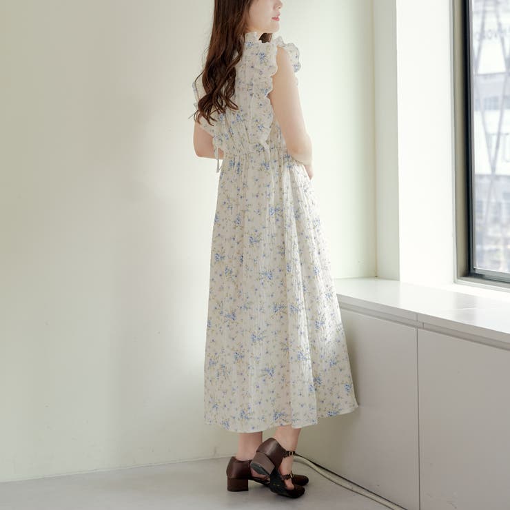 花柄フリルワンピース[品番：OLOW0013466]｜RMAF NICE CLAUP