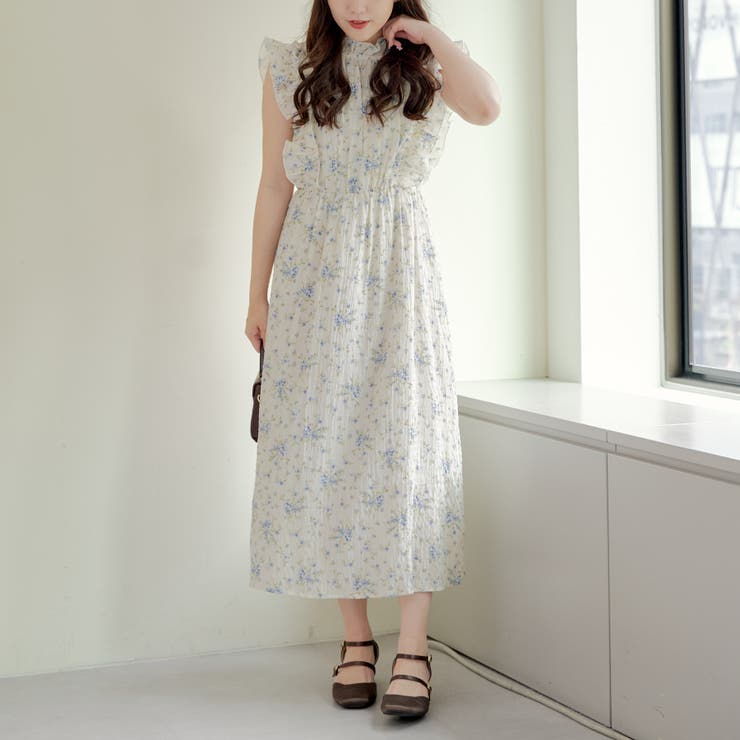 花柄フリルワンピース[品番：OLOW0013466]｜RMAF NICE CLAUP