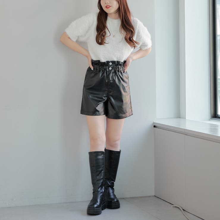 フェイクレザーショートパンツ[品番：OLOW0014101]｜RMAF NICE CLAUP