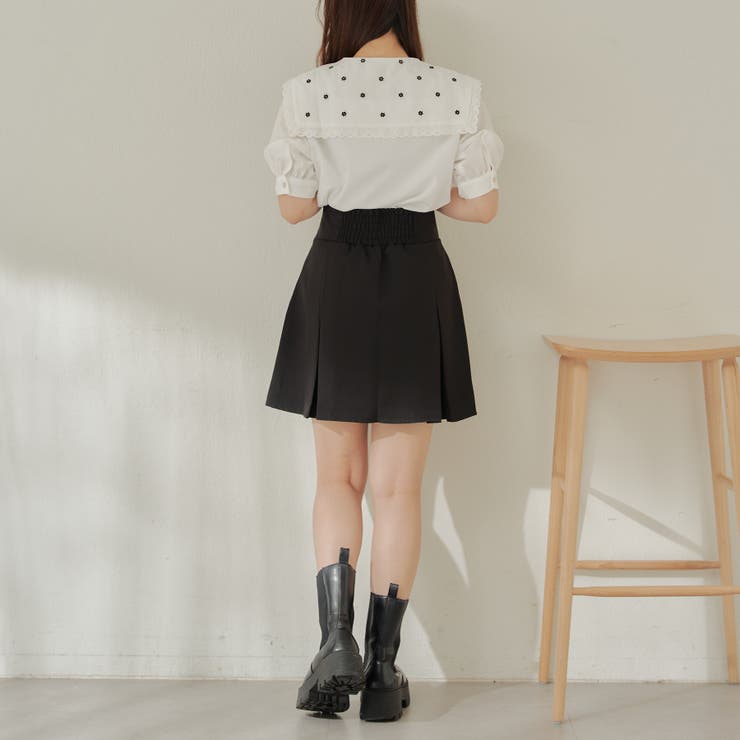 襟刺しゅうレースブラウス | RMAF NICE CLAUP / OLIVE des OLIVE | 詳細画像10