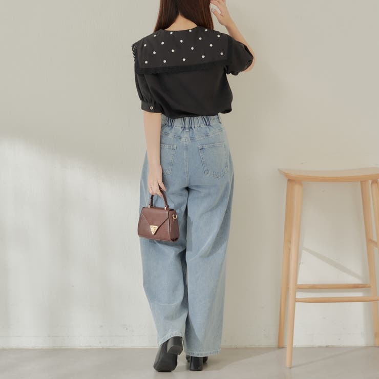 襟刺しゅうレースブラウス | RMAF NICE CLAUP / OLIVE des OLIVE | 詳細画像17