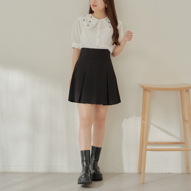 襟刺しゅうレースブラウス | RMAF NICE CLAUP / OLIVE des OLIVE | 詳細画像6