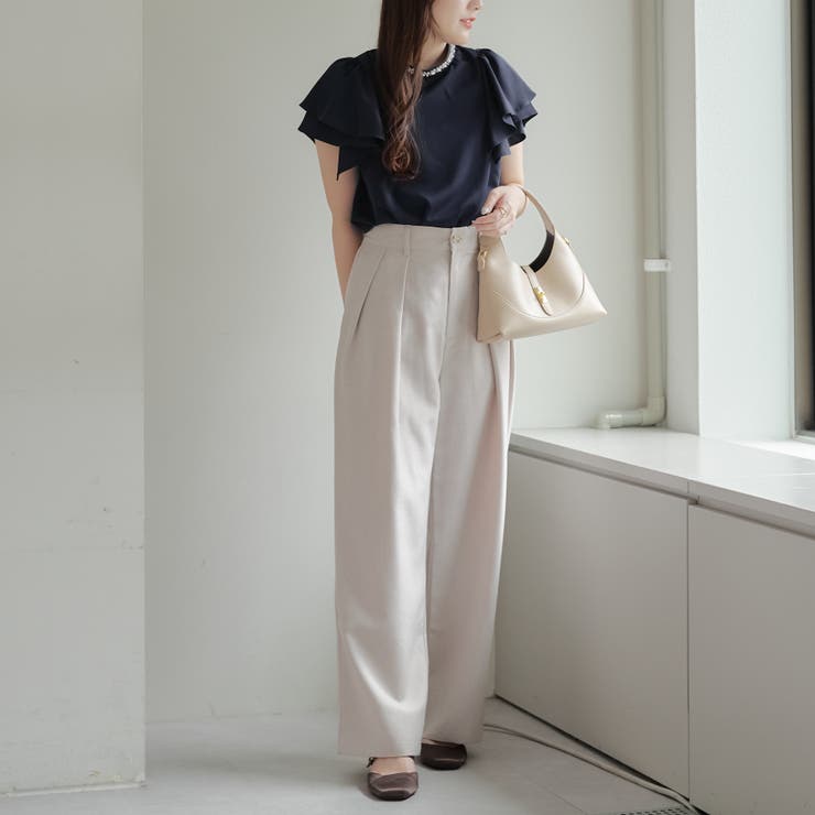 衿ビジューラッフルブラウス | RMAF　NICE CLAUP / OLIVE des OLIVE | 詳細画像21 