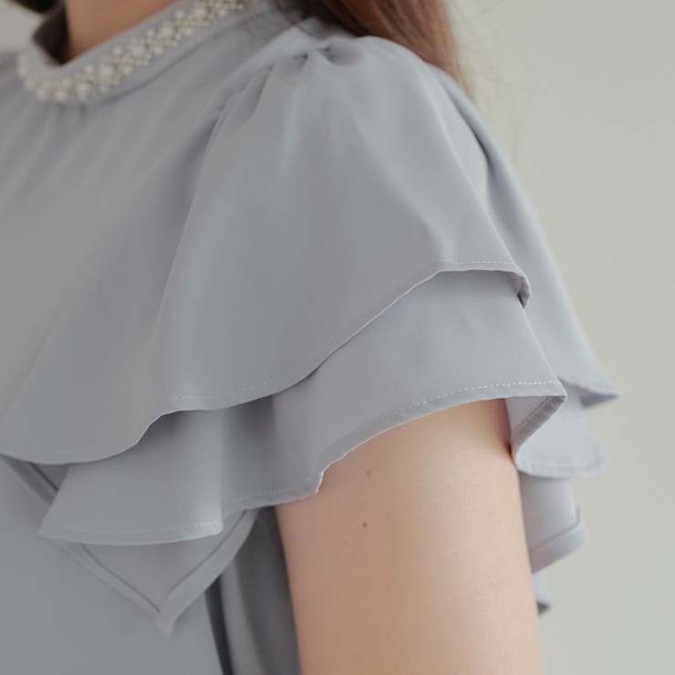 衿ビジューラッフルブラウス | RMAF　NICE CLAUP / OLIVE des OLIVE | 詳細画像30 