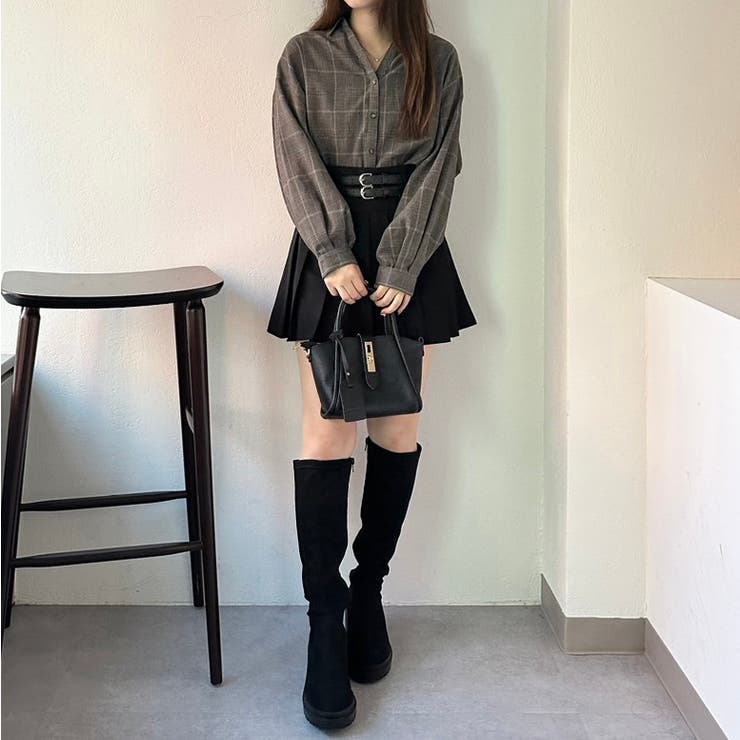 チェックたけのこタックブラウス[品番：OLOW0014347]｜RMAF NICE CLAUP / OLIVE des  OLIVE（リマインドミーアンドフォーエバー ナイスクラップ オリーブデオリーブ）のレディースファッション通販｜SHOPLIST（ショップリスト）