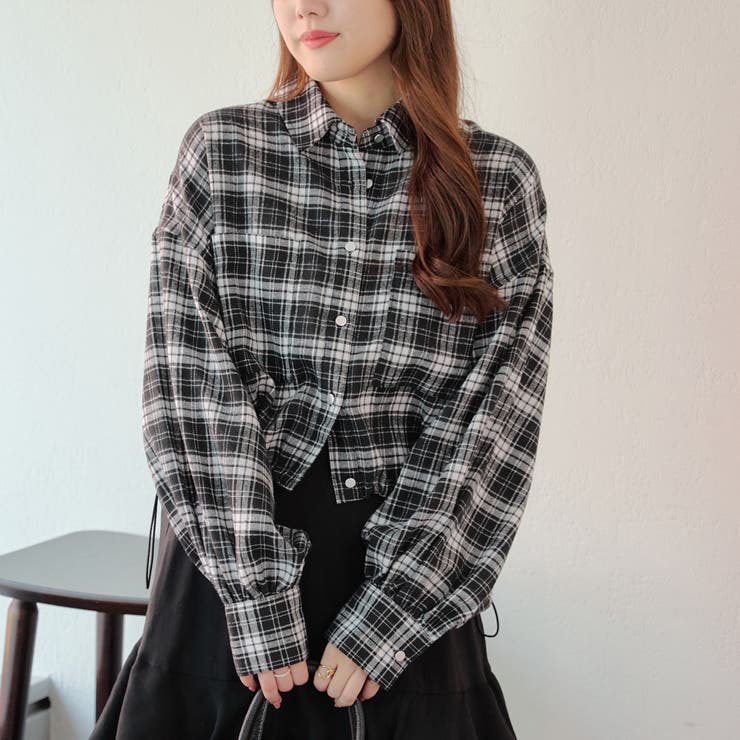 ドロストチェックシャツ[品番：OLOW0014349]｜RMAF NICE CLAUP / OLIVE