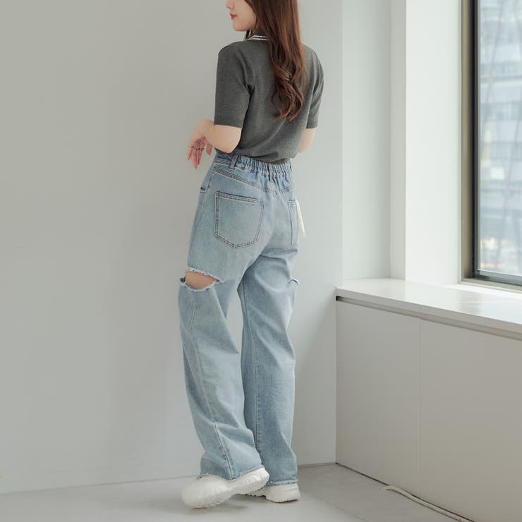 スキッパーポロニット | RMAF　NICE CLAUP / OLIVE des OLIVE | 詳細画像17 