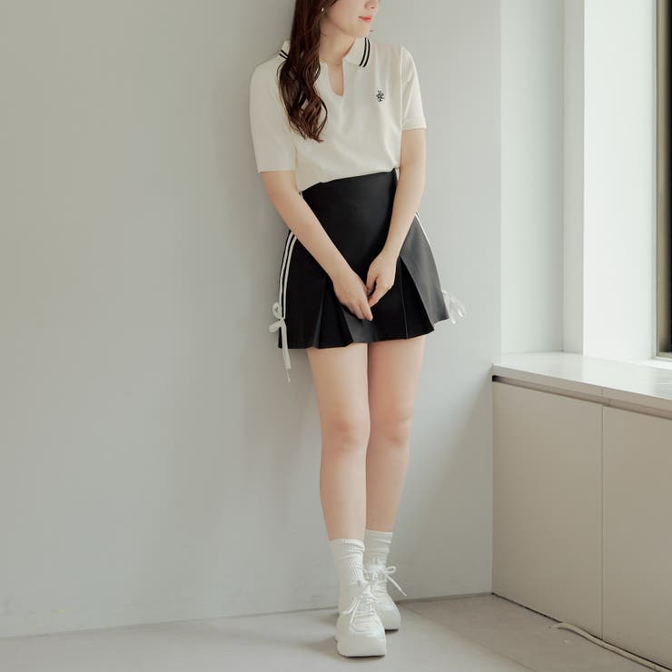 スキッパーポロニット | RMAF　NICE CLAUP / OLIVE des OLIVE | 詳細画像24 