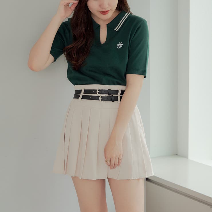 スキッパーポロニット | RMAF　NICE CLAUP / OLIVE des OLIVE | 詳細画像27 