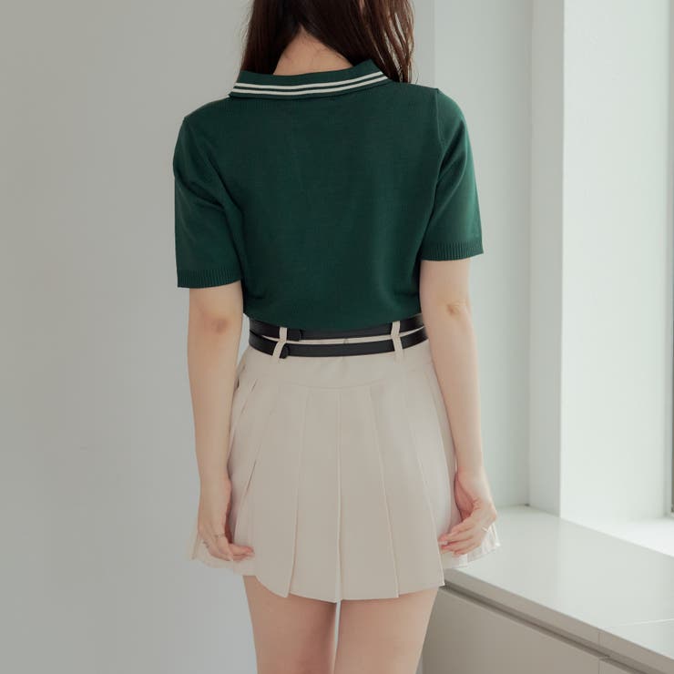 スキッパーポロニット | RMAF　NICE CLAUP / OLIVE des OLIVE | 詳細画像28 