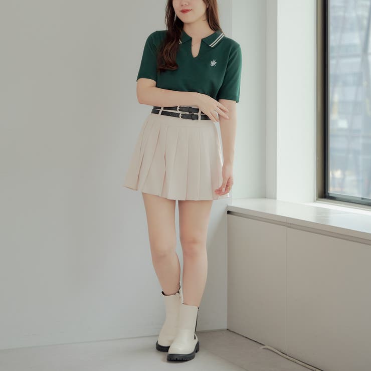 スキッパーポロニット | RMAF　NICE CLAUP / OLIVE des OLIVE | 詳細画像30 