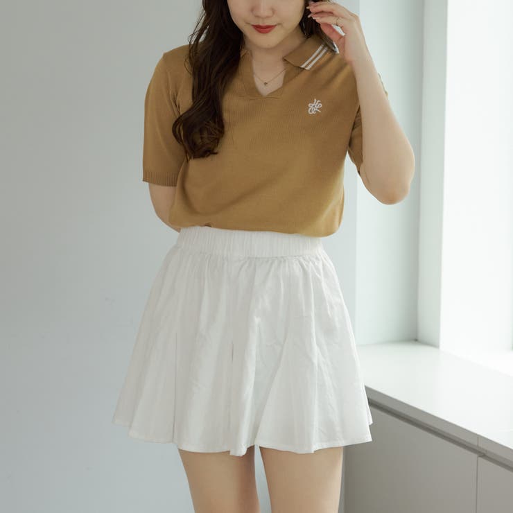 スキッパーポロニット | RMAF　NICE CLAUP / OLIVE des OLIVE | 詳細画像4 
