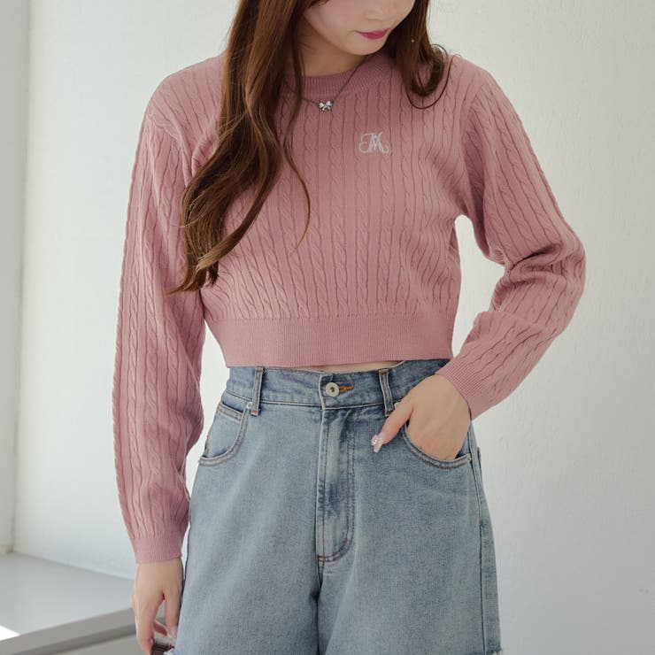 美品『dear muu 恥ずかしかっ muu』ニット120