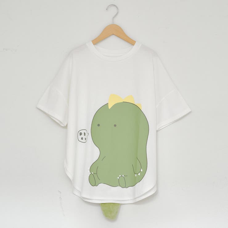 後ろの尻尾も可愛いTシャツ - 半袖(Tシャツ)