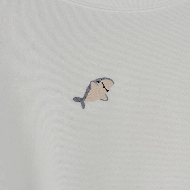 【大人気アニマルシリーズ】サメ片袖トレーナー | RMAF　NICE CLAUP / OLIVE des OLIVE | 詳細画像7 
