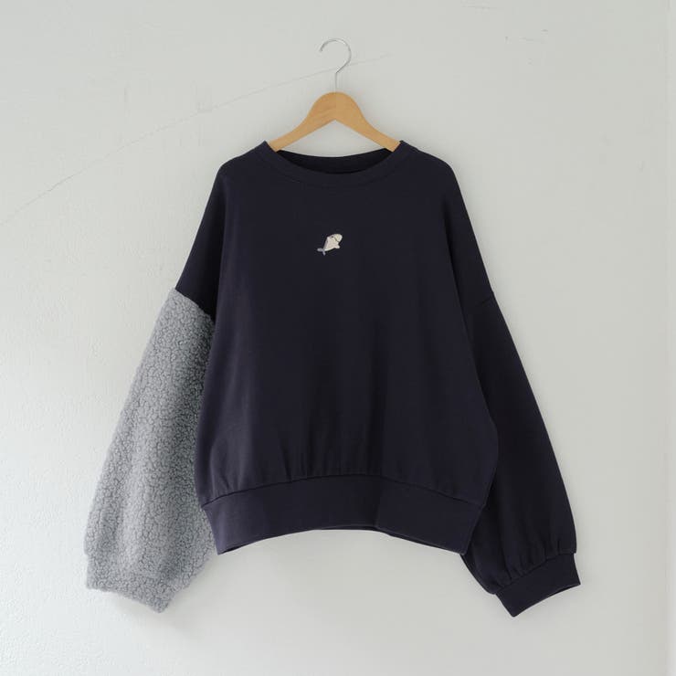 【大人気アニマルシリーズ】サメ片袖トレーナー | RMAF　NICE CLAUP / OLIVE des OLIVE | 詳細画像10 