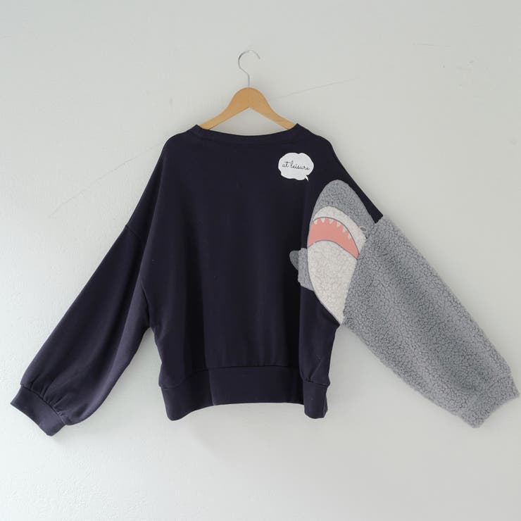 【大人気アニマルシリーズ】サメ片袖トレーナー | RMAF　NICE CLAUP / OLIVE des OLIVE | 詳細画像15 