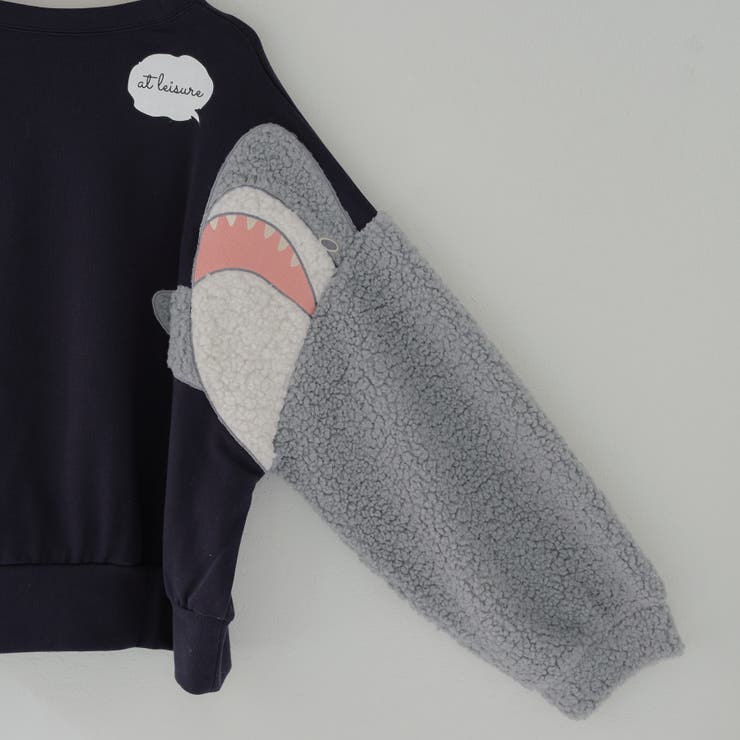 【大人気アニマルシリーズ】サメ片袖トレーナー | RMAF　NICE CLAUP / OLIVE des OLIVE | 詳細画像16 