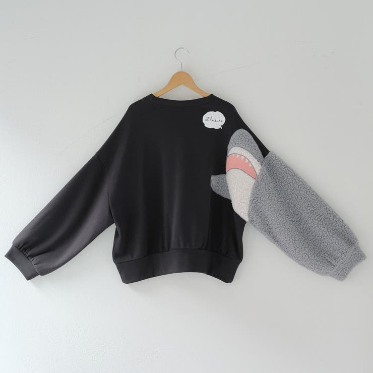【大人気アニマルシリーズ】サメ片袖トレーナー | RMAF　NICE CLAUP / OLIVE des OLIVE | 詳細画像4 
