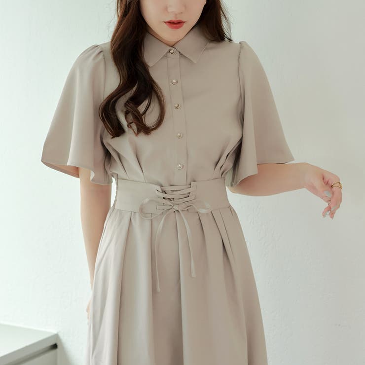 ウエストベルトワンピース[品番：OLOW0013871]｜RMAF NICE CLAUP