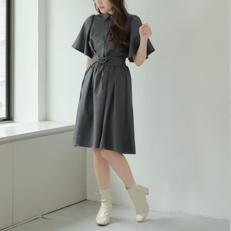 ウエストベルトワンピース[品番：OLOW0013871]｜RMAF NICE CLAUP